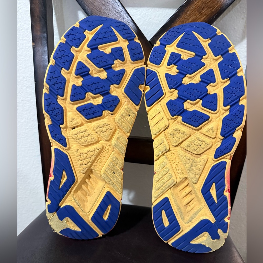 Hoka Sneakers - Light Blue and Yellow - Picture 9 of 9